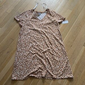 NWT Ninewest Leopard print dress, size XL